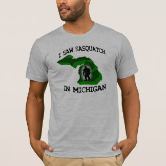 T-shirt Eu vi Sasquatch em Michigan