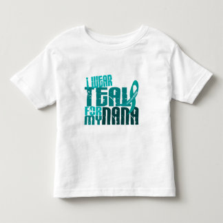 T-shirt Eu visto a cerceta para meu câncer de ovário de