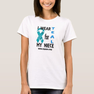 T-shirt Eu visto a cerceta para meu tshirt da sobrinha