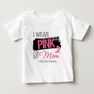T-shirt Eu visto a fita cor-de-rosa para meu cancro da