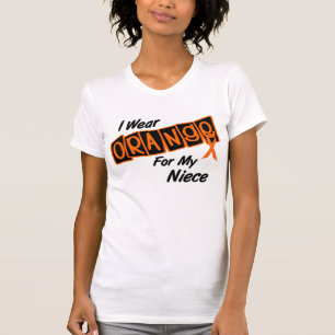 T-shirt Eu visto a laranja para minha sobrinha 8