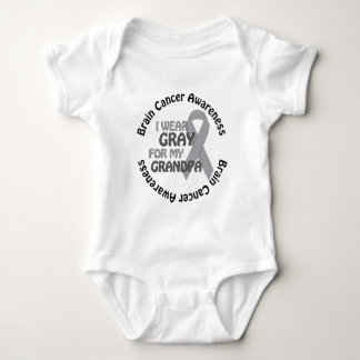 T-shirt Eu visto cinzas para meu cancro cerebral Awarenes