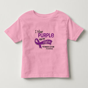 T-shirt Eu visto o câncer de pâncreas de Nana do roxo 42