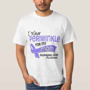T-shirt Eu visto o cancer esofágico da mamã da pervinca 