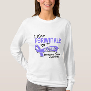 T-shirt Eu visto o cancer esofágico do marido da pervinca