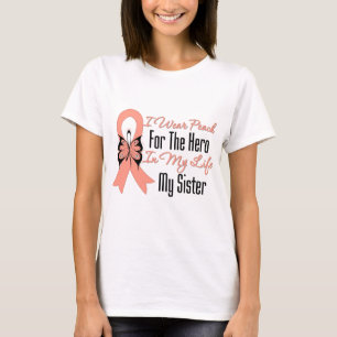 T-shirt Eu visto o pêssego para o herói em minha vida…