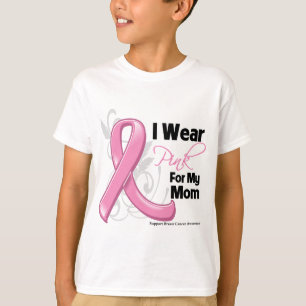 T-shirt Eu visto o rosa para minha mamã - consciência do