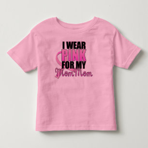 T-shirt Eu visto o rosa para minha mamã da mamã - cancro