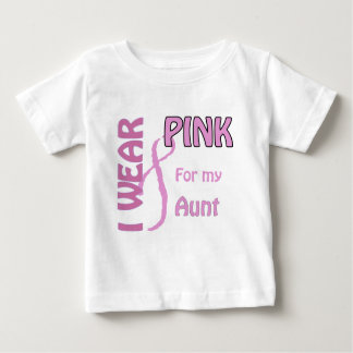 T-shirt Eu visto o rosa para minha tia