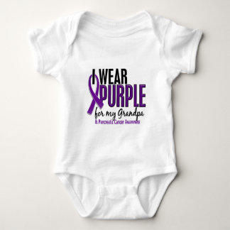 T-shirt Eu visto o roxo para meu câncer de pâncreas do