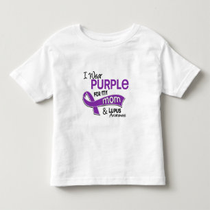 T-shirt Eu visto o roxo para meu lúpus da mamã 42
