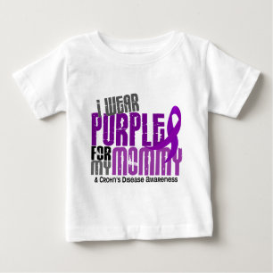 T-shirt Eu visto o roxo para minha doença de Crohn das