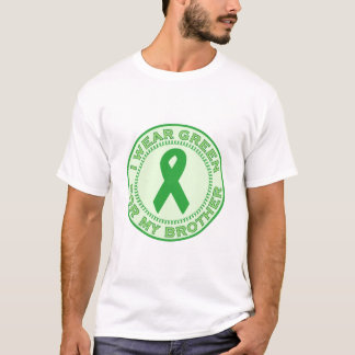 T-shirt Eu visto o verde para meu irmão