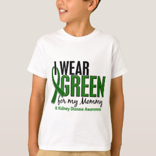 T-shirt Eu visto o verde para minha doença renal das