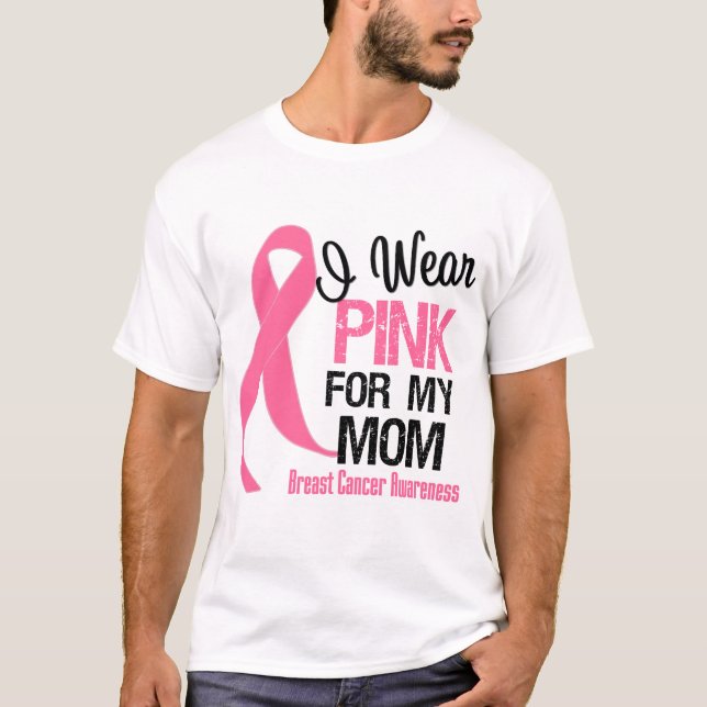 T-shirt Eu Visto Rosa Pela Minha Mãe (Frente)