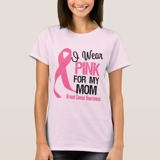 T-shirt Eu Visto Rosa Pela Minha Mãe (Frente)