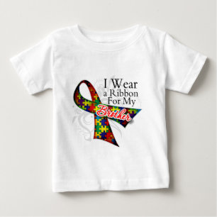 T-shirt Eu Visto uma fita para o meu irmão - consciência a