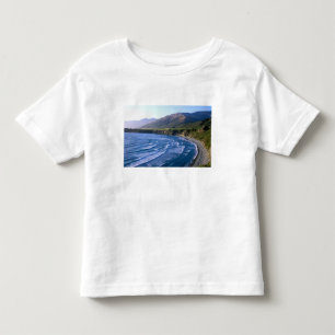 T-shirt EUA, Califórnia, Big Sur, baía ao longo da Rodovia