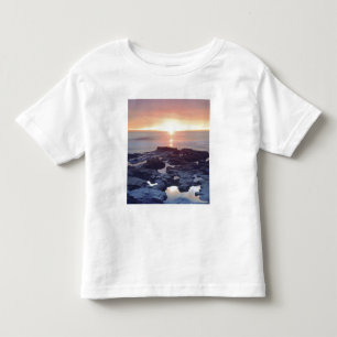 T-shirt EUA, Califórnia, San Diego. Maré das Sunset Cliffs