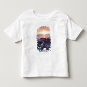 T-shirt EUA, Califórnia, San Diego. Maré de Sunset Cliffs