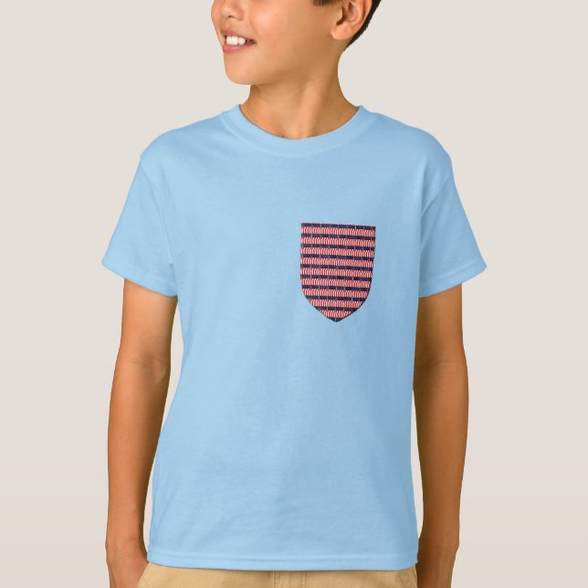 T-shirt EUA Flag pocket soroesengetshirt design do serenge (Frente)