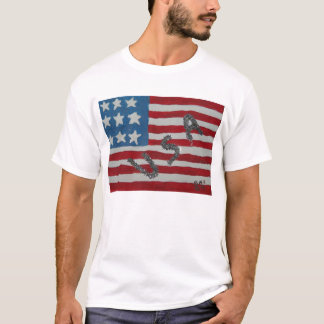 T-shirt EUA GlitterFlag