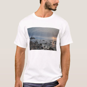 T-shirt EUA, Nova York, East Hampton. Montauk Point