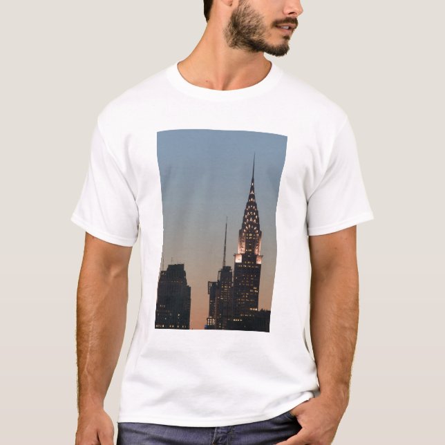 T-shirt EUA, Nova York, Nova Iorque, Manhattan:3 (Frente)