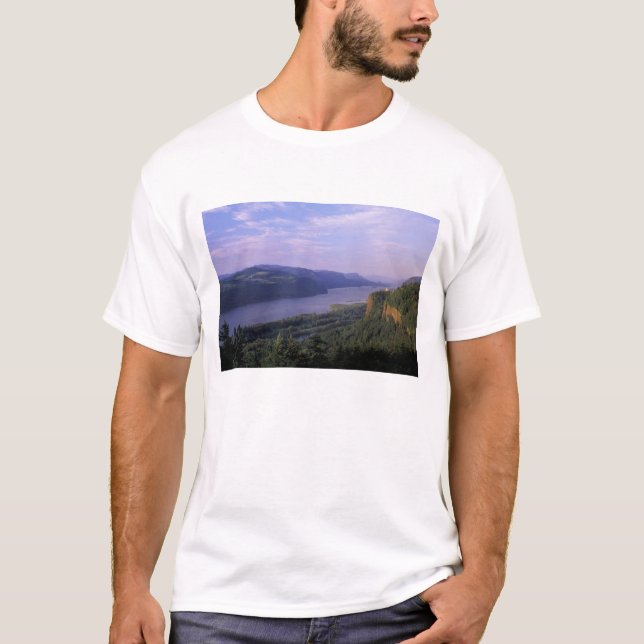 T-shirt EUA, Oregon, Columbia River Gorge National 4 (Frente)