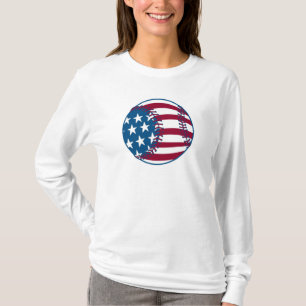 T-shirt EUA Stars and Stripes Baseball