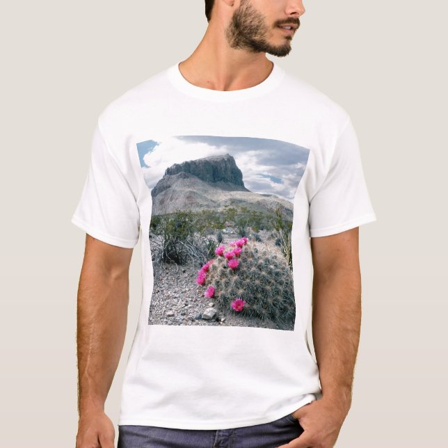 T-shirt EUA, Texas, Parque Nacional Big Bend.Bloqueio (Frente)