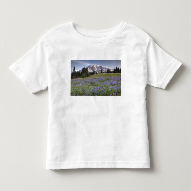 T-shirt EUA, Washington, Mt. Rainier NP, Mt. Rainier e (Frente)