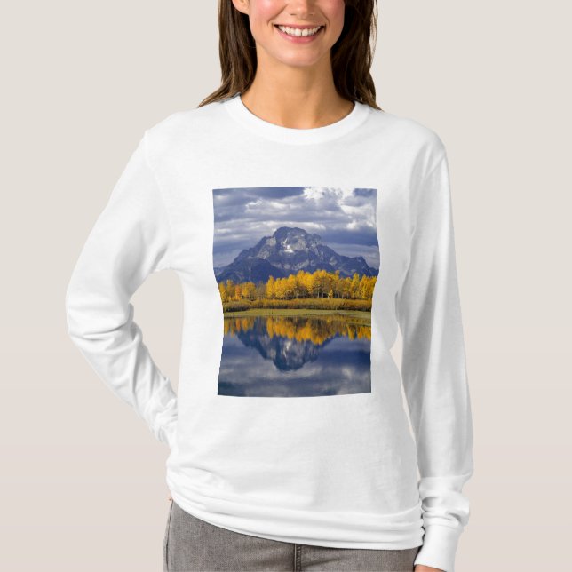 T-shirt EUA, Wyoming, Grand Teton NP. Contra (Frente)