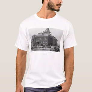 T-shirt Eugene, cena de Oregon com fotografia da câmara