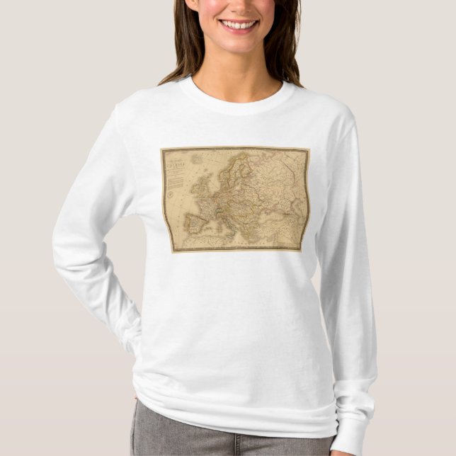 T-shirt Europa em 1789 (Frente)