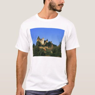 T-shirt Europa, França, Montforte. O castelo medieval