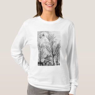 T-shirt Europa, França, Paris. Estátua e roda-gigante,