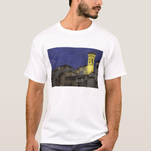 T-shirt Europa, Itália, Florença, Detalhe arquitetônico;