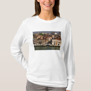 T-shirt Europa, Itália, Veneza. Vistas do canal. UNESCO