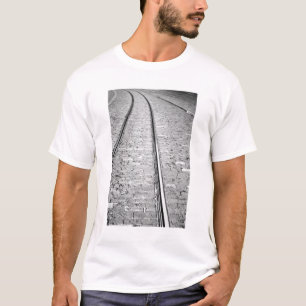 T-shirt Europa, Suíça, Berna. Trilhos de bonde,