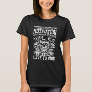 T-Shirt : Every mile is my destination every...
