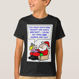 T-shirt evidência do ADN do Natal de Papai Noel