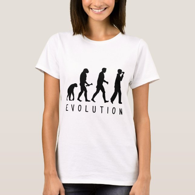 T-shirt Evolução: Birder (Frente)