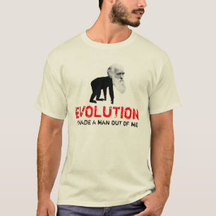 T-shirt Evolução de Darwin