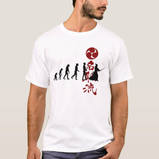 T-shirt Evolução de Natori-Ryu do samurai