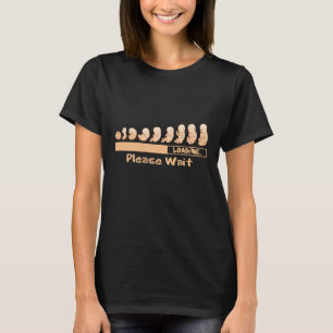 T-shirt Evolução do bebê