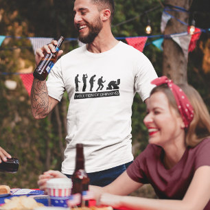 T-shirt Evolução do Bebendo