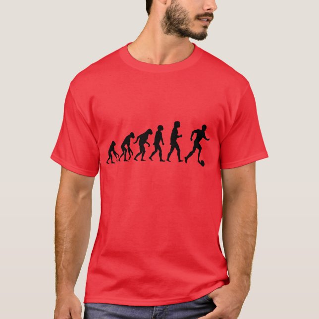 T-shirt Evolução do futebol (Frente)