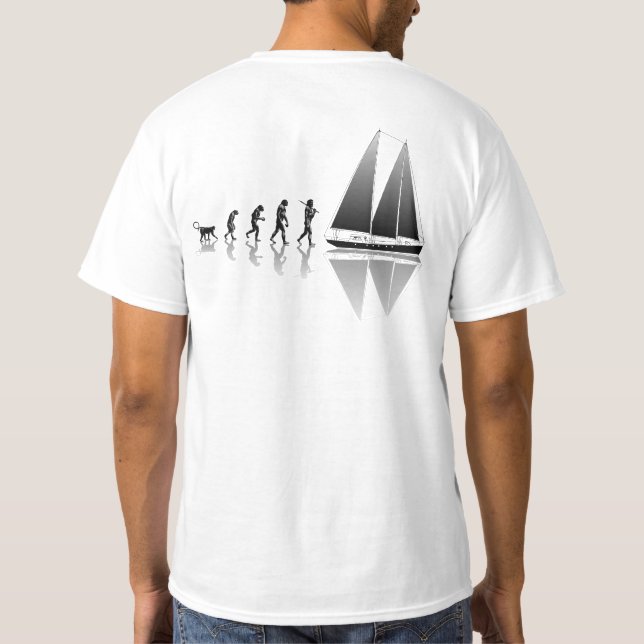 T-shirt Evolução do marinheiro (Verso)