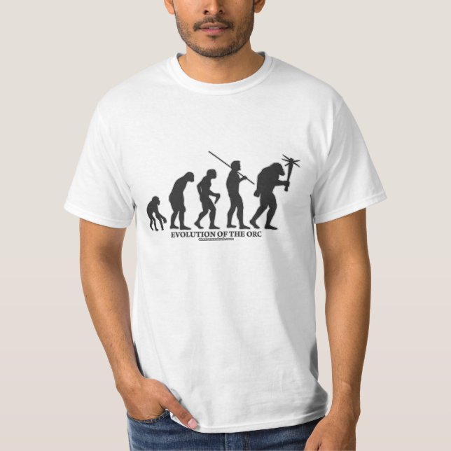 T-shirt Evolução do Orc (Frente)